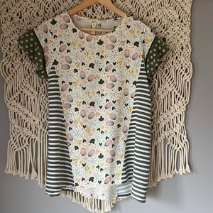 Matilda Jane Floral Patterned Rayon Blouse